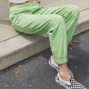 Brandy Melville Rosa Sweatpants Green